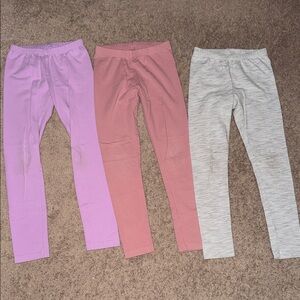 Cat & Jack Kids Leggings - Lavender, Rose, and Light Gray